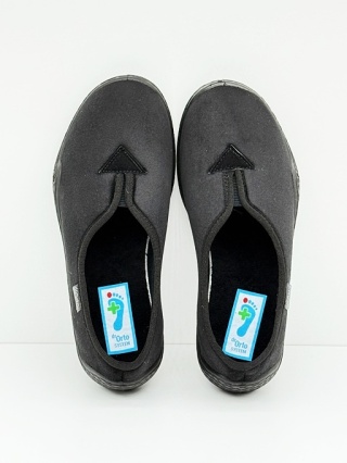 Dr Orto Casual 422D001 czarne damskie półbuty wsuwane, tęgość G