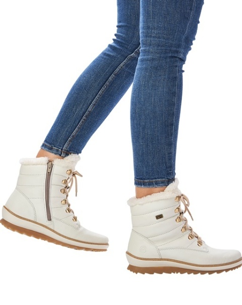 białe skórzane buty zimowe