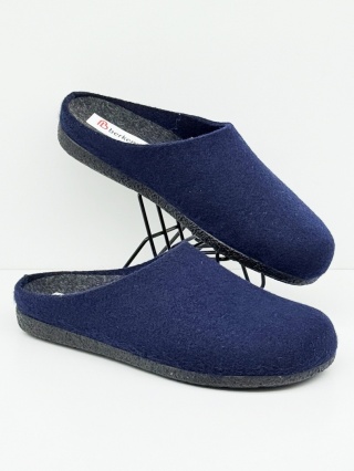 Kapcie ortopedyczne damskie Berkemann 03210-350 granatowe, tęgość G