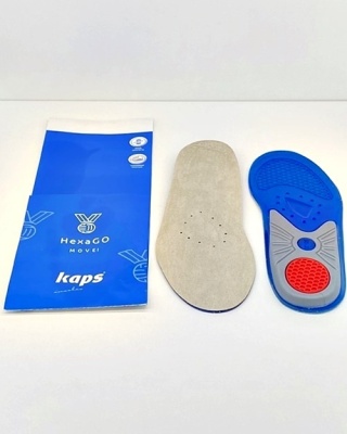Kaps HexaGo żelowe wkładki ortopedyczne do butów roboczych na ostrogi piętowe