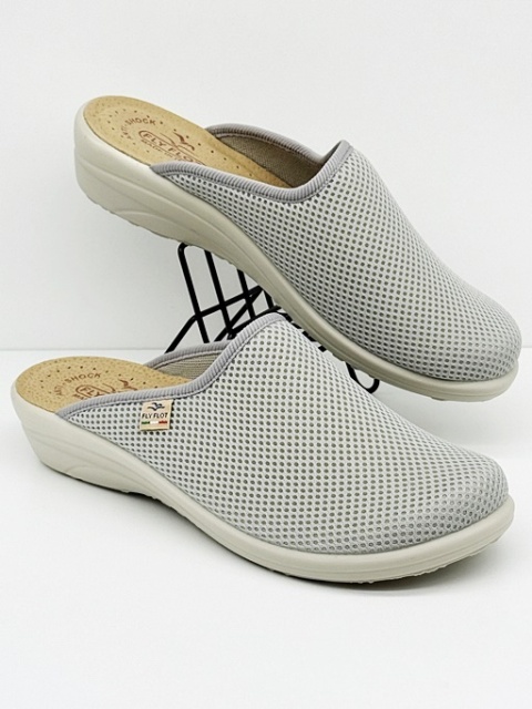 Klapki zakrywające palce Fly Flot T4368FE szare, tęgość G