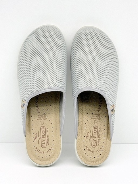 Klapki zakrywające palce Fly Flot T4368FE szare, tęgość G