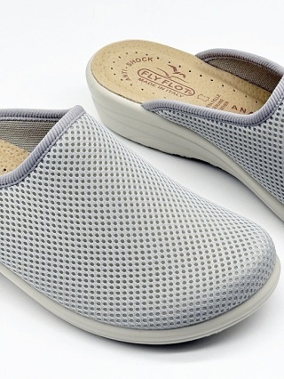 Klapki zakrywające palce Fly Flot T4368FE szare, tęgość G