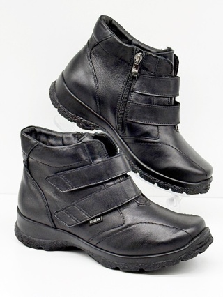 Obuwie zimowe Axel 4002 czarne, szerokie, na wysokie podbicie, poszerzana tęgość H-K-M