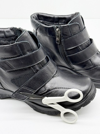 Obuwie zimowe Axel 4002 czarne, szerokie, na wysokie podbicie, poszerzana tęgość H-K-M