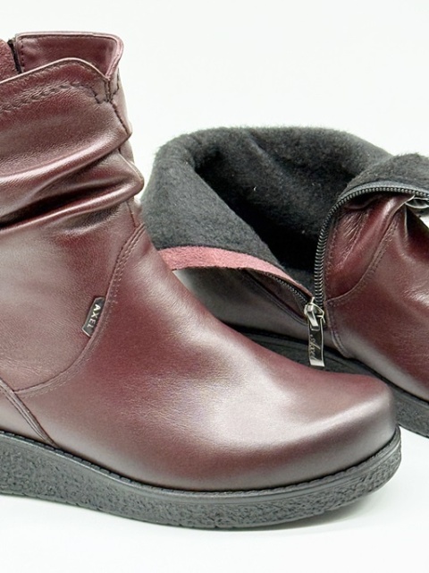 botki bordo na haluksy Szczecin