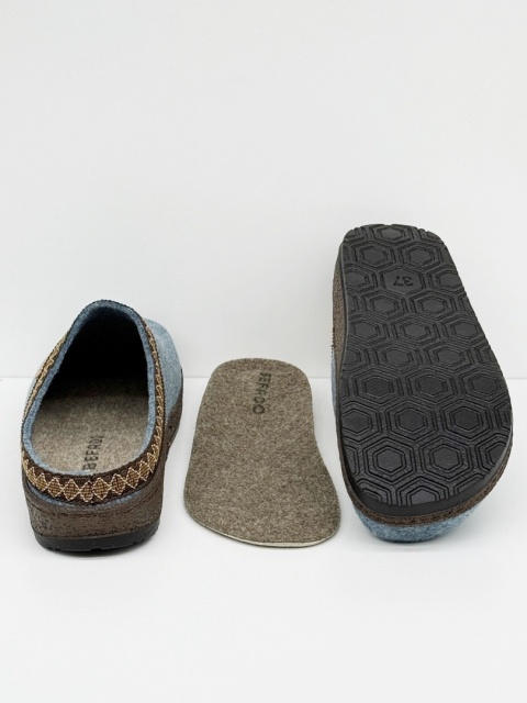 kapcie z wyjmowaną wkładką