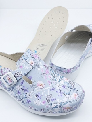 Profesionalne damskie chodaki medyczne Nursing Care NORUEGA multikolor, średnia tęgość G-H