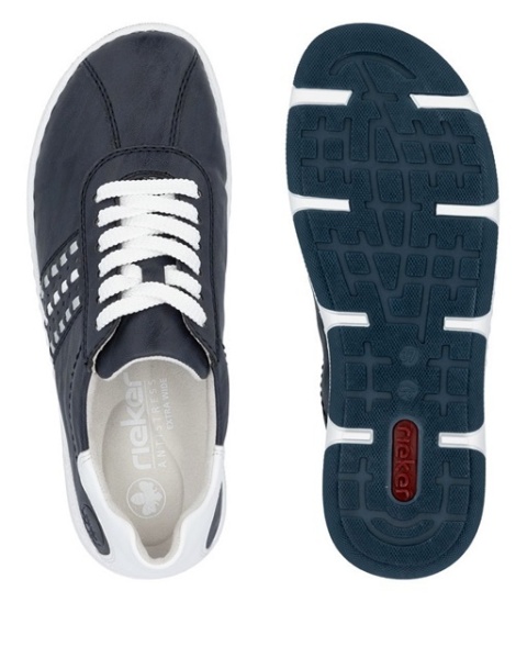 granatowe tenisówki rieker