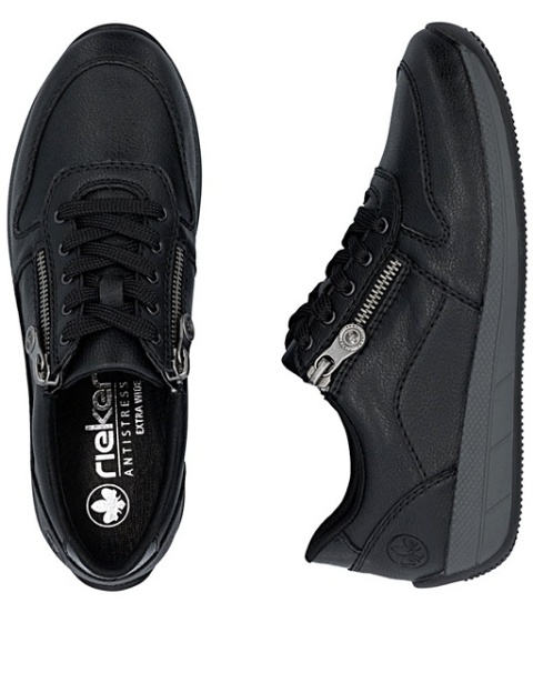 damskie czarne sneakersy