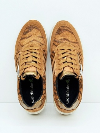 Sneakersy Waldlaufer 703002 106 064 H-Jill Tiger cognac, tęgość H