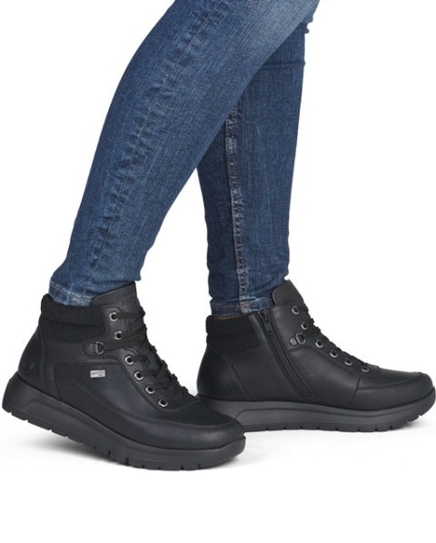 skórzane sneakersy czarne