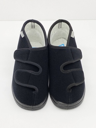 Dr Orto 986M003 czarne męskie buty zdrowotne, stopa cukrzycowa, szerokie, tęgość K