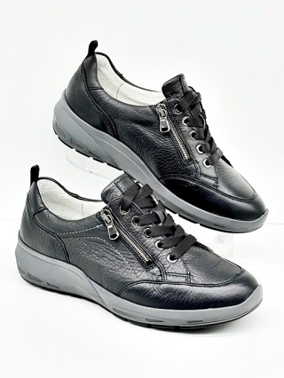 Buty Waldlaufer damskie M-Tonia 831001 300 001 czarne, tęgość M