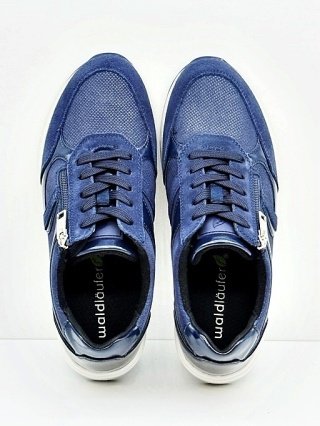 Waldlaufer damskie półbuty 703002 105 200 H-Jill granatowe, tęgość H