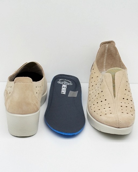 balerinki fly flot skórzane