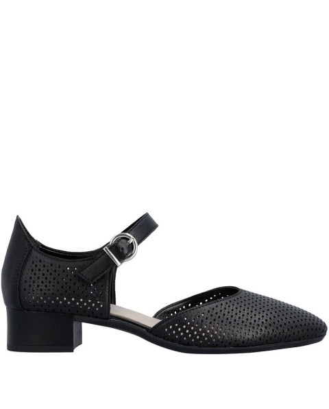 czarne czółenka damskie na obcasie