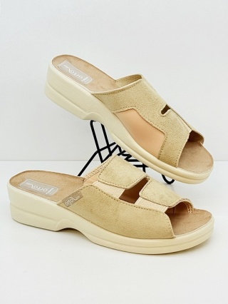 Adanex laczki damskie 26186 beżowe, stopy z haluksami, tęgość G 1/2