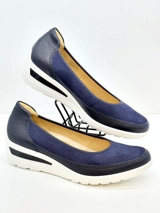 Ara buty damskie Zurich 2.0 12-50664-02 H granatowe, tęgość H