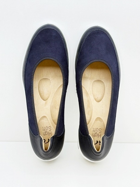 Ara buty damskie Zurich 2.0 12-50664-02 H granatowe, tęgość H