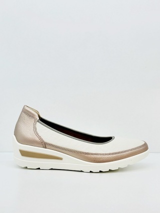 Ara buty damskie na koturnie 12-50664 08H Zurich sand cream, tęgość H