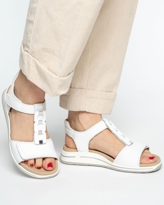 Ara sandały damskie Osaka-S 12-34810-04 białe, tęgość H stopa średnia