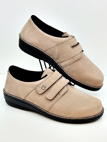 Berkemann Sarah 03098-967 stone damskie półbuty nubuk, regulowana średnia tęgość H