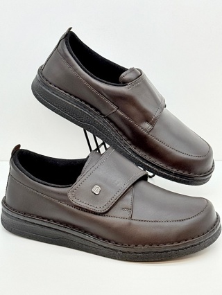 Bardzo szerokie buty damskie Berkemann Pronto 05681-401 c.brąz, tęgość W