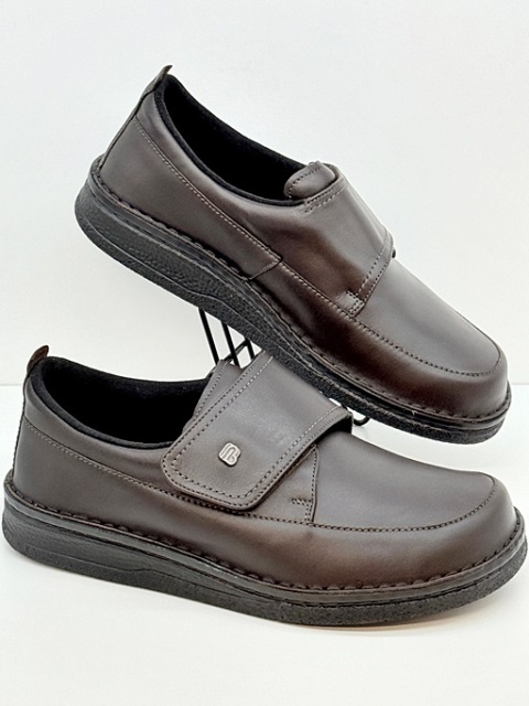 Bardzo szerokie buty damskie Berkemann Pronto 05681-401 c.brąz, tęgość W