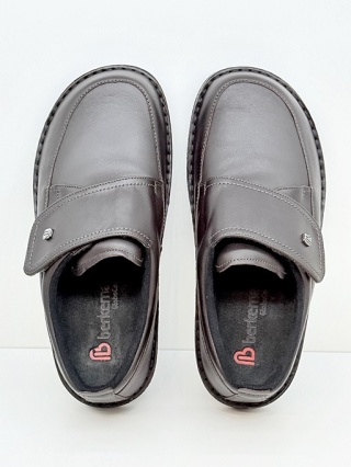 Bardzo szerokie buty damskie Berkemann Pronto 05681-401 c.brąz, tęgość W