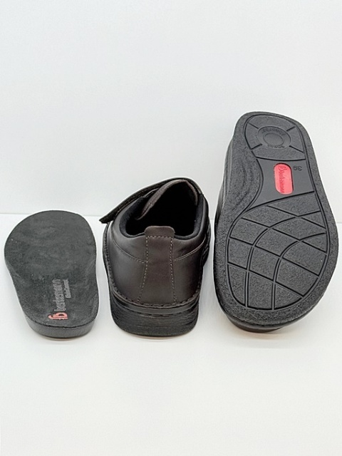 Bardzo szerokie buty damskie Berkemann Pronto 05681-401 c.brąz, tęgość W