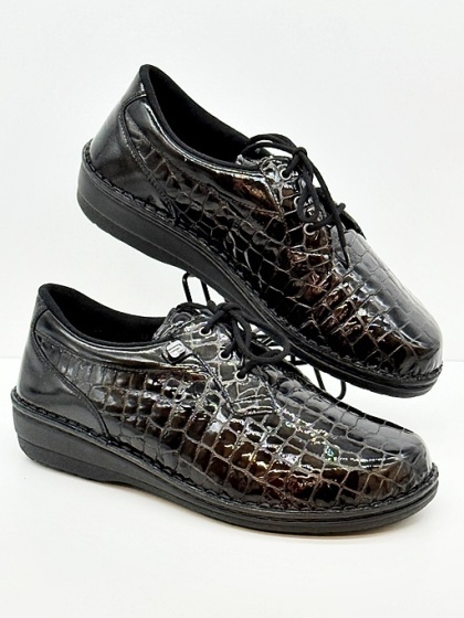 Berkemann buty zdrowotne niemieckie Romina 03083-971 czarne krokolak, tęgość H