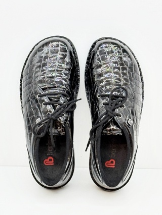 Berkemann buty zdrowotne niemieckie Romina 03083-971 czarne krokolak, tęgość H