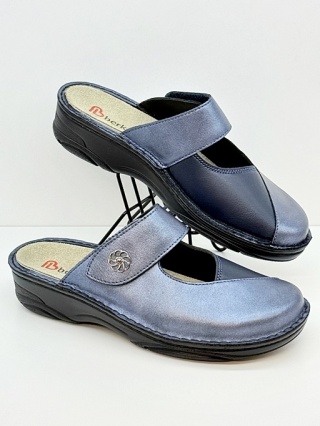 Berkemann klapki Heliane 03457-371 granatowe, zakres tęgości G-H