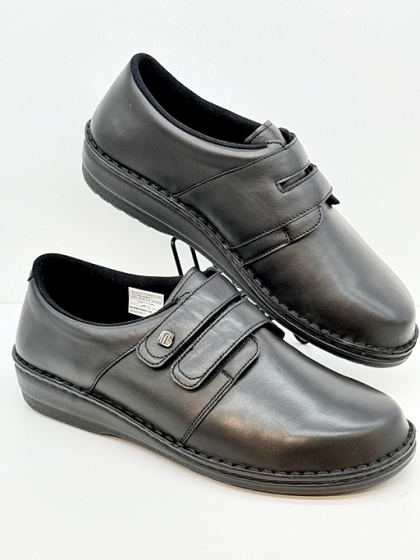 Berkemann półbuty damskie Sarah 03098-901 czarne, regulowana średnia tęgość H