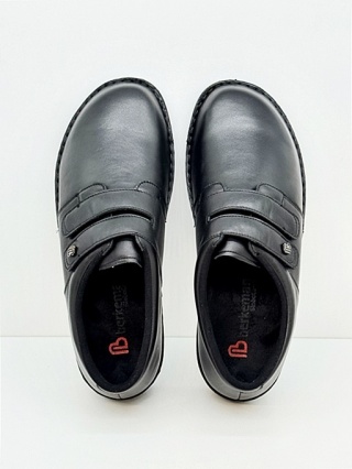 Berkemann półbuty damskie Sarah 03098-901 czarne, regulowana średnia tęgość H