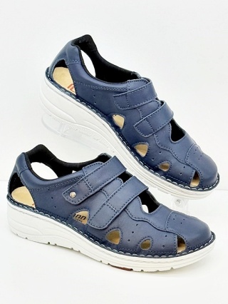 Berkemann sandały Larena 03100-556 granatowe (alt royal blau), regulowana tęgość H