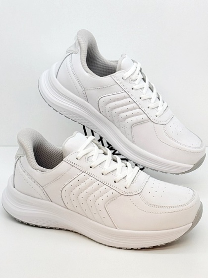 Orthofeet buty damskie 80081W Roam Wide D, białe Obuwie ortopedyczne, tęgość K