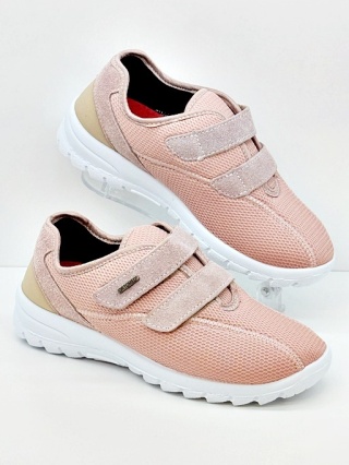 Buty damskie sportowe ortopedyczne na haluksy OrtoMed 4009 różowe, tęgość K