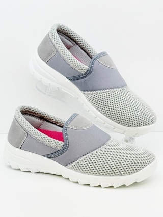 Buty na schorowane stopy OrtoMed 4001 szare, rozciągliwa cholewka, tęgość K