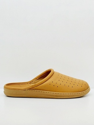 Dr Luigi skórzane klapki zdrowotne PU-01-11 10-beżowe, tęgość H