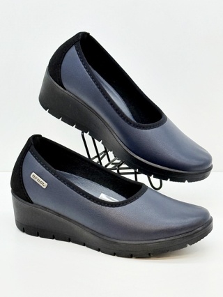Fly Flot buty damskie 18X15ZX granatowe, tęgość K