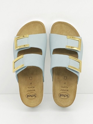 Klapki Monterey 2 Straps AD F30584 1045 niebieskie, tęgość E-F-G