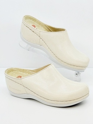 Klapki damskie Berkemann Jada 01753-606 ekri, tęgość G