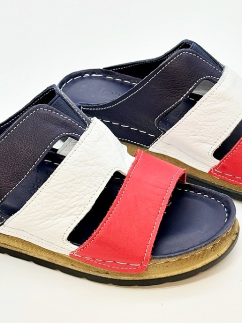 skórzane klapki zdrowotne