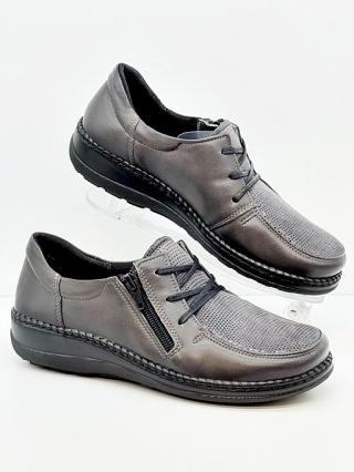 Kosela Medic 1862 Axel buty na haluksy i palce młotkowate, szare, szerokie, tęgość K