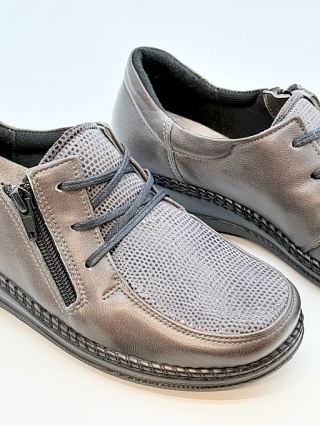 Kosela Medic 1862 Axel buty na haluksy i palce młotkowate, szare, szerokie, tęgość K