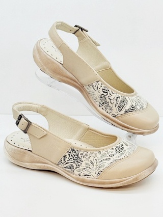 Kosela Medic sandały damskie Axel 2450 beżowe, duża tęgość K