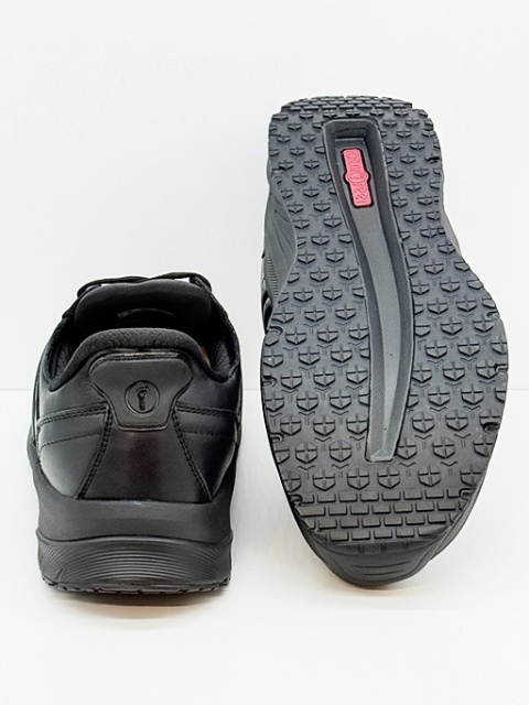 Orthofeet buty męskie 25002W Navigate Wide 2E, czarne obuwie ortopedyczne, tęgość W