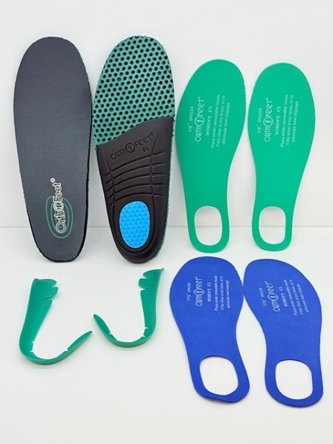 Orthofeet buty męskie 25002W Navigate Wide 2E, czarne obuwie ortopedyczne, tęgość W